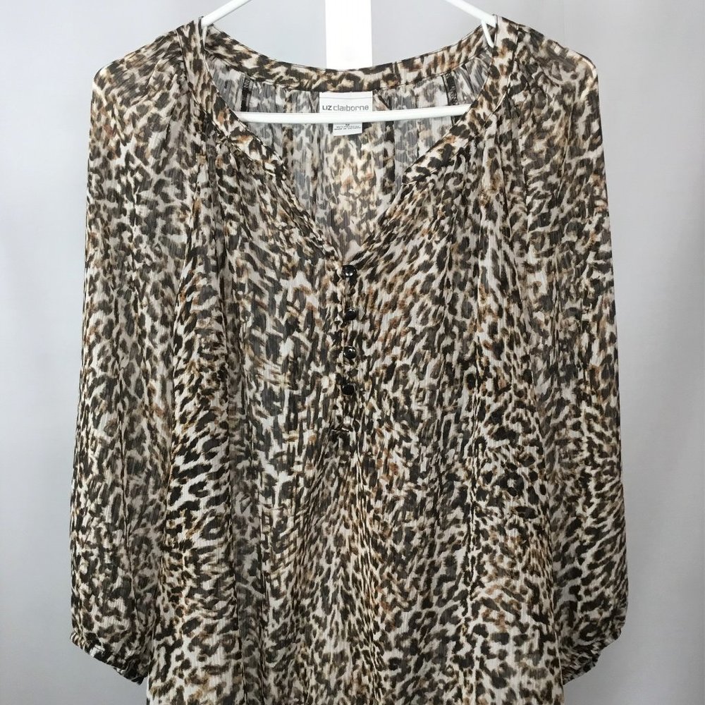 Liz Claiborne Sheer Blouse